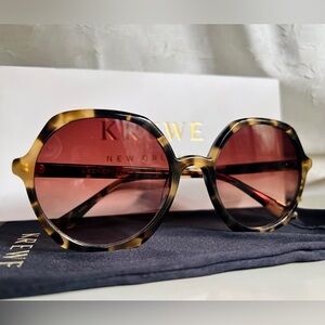 KREWE Oversized Sunglasses - SOPHIA - Iberia (Tortoise)